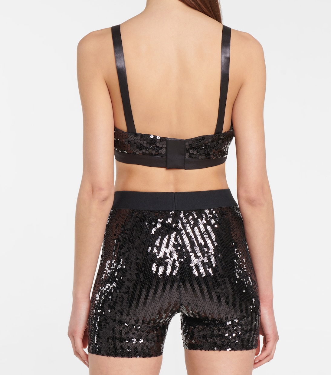 Bralette con paillettes | Junya Watanabe