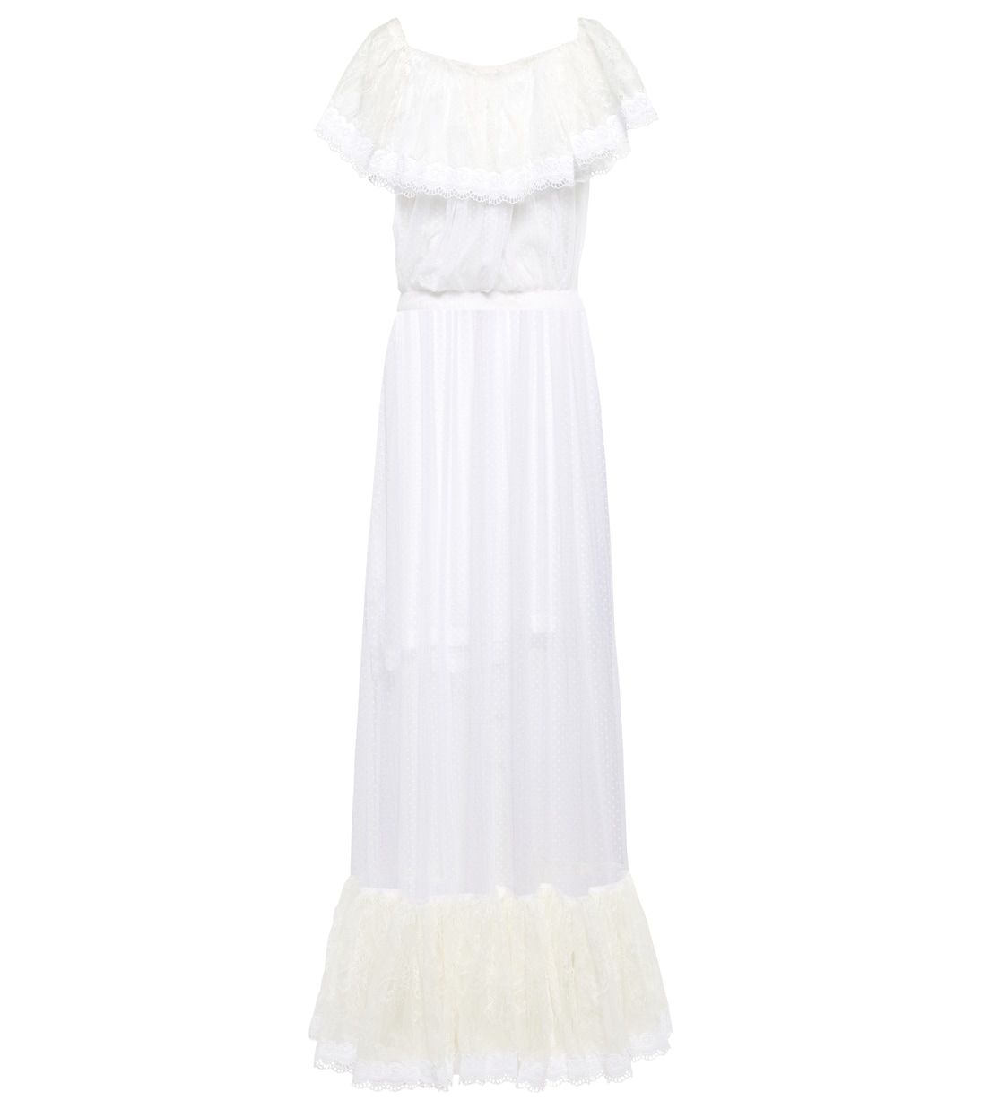 Off-shoulder maxi dress | Rabanne