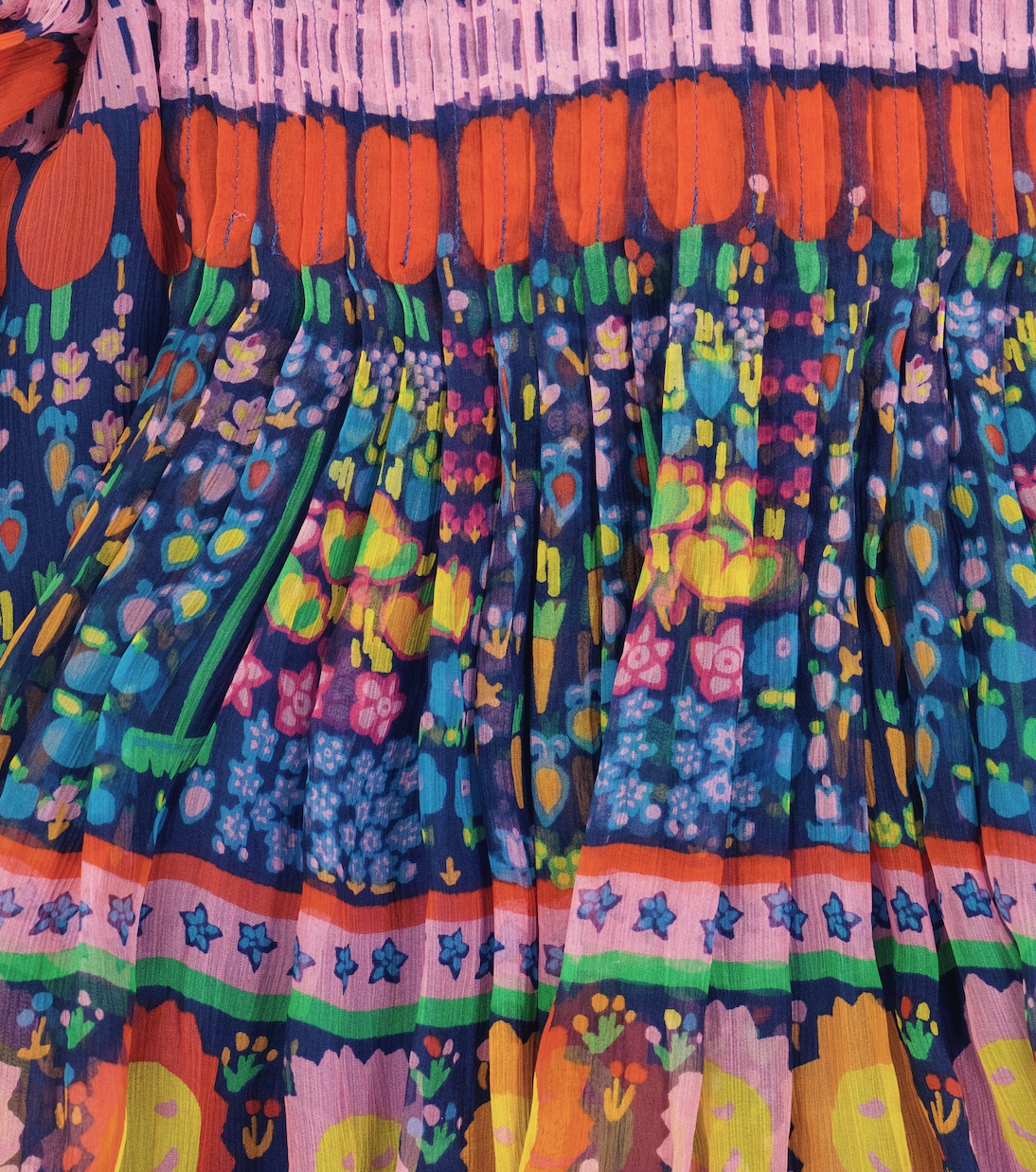 Printed silk georgette dress | Stella McCartney Kids