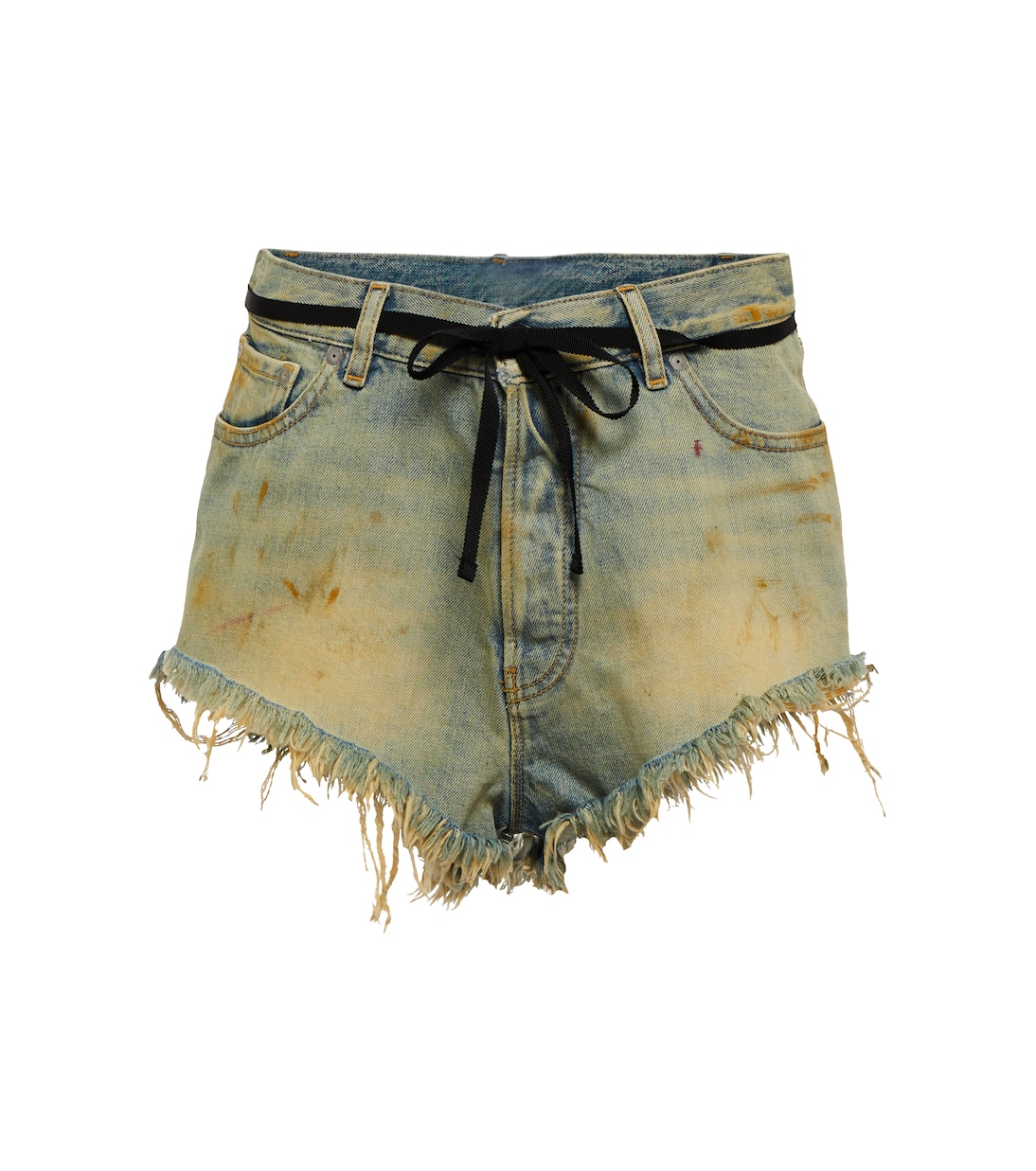 Distressed denim shorts | Maison Margiela