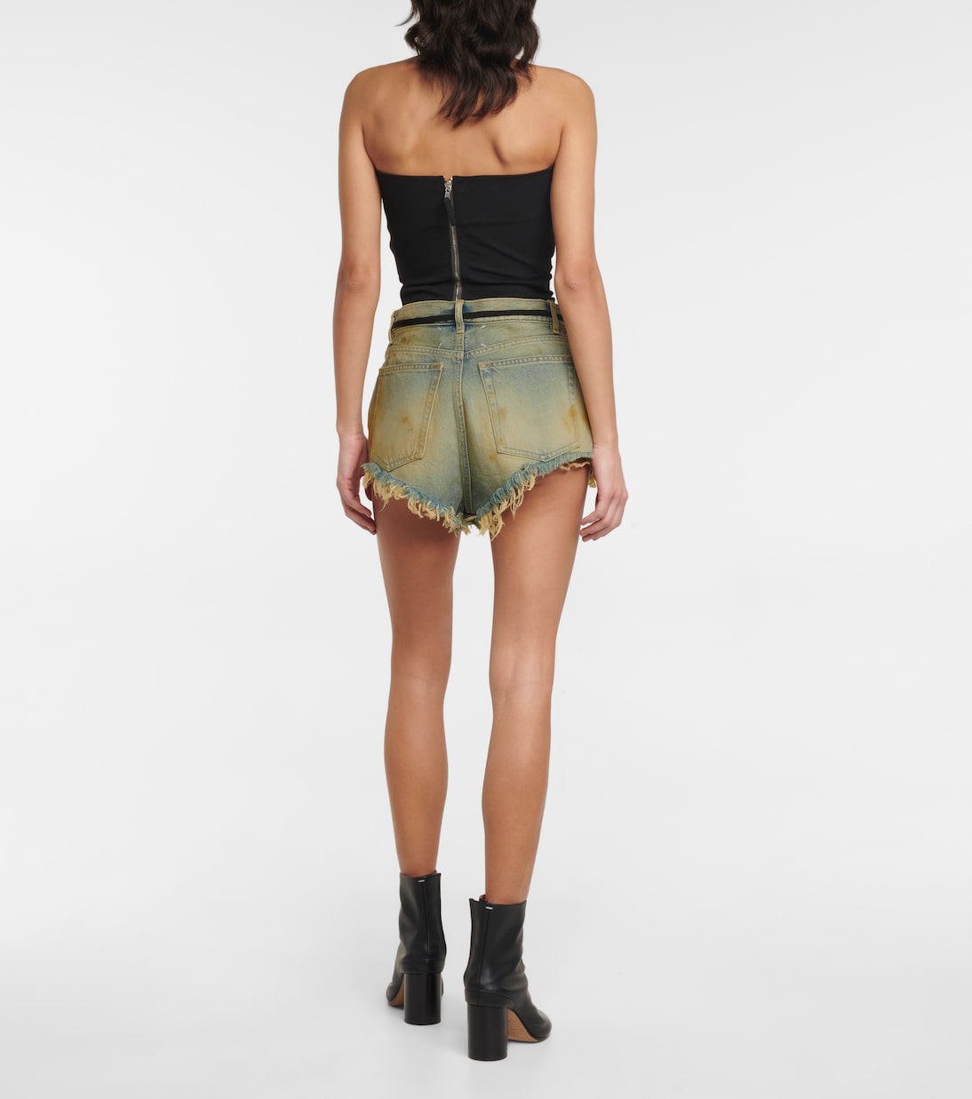 Distressed denim shorts | Maison Margiela