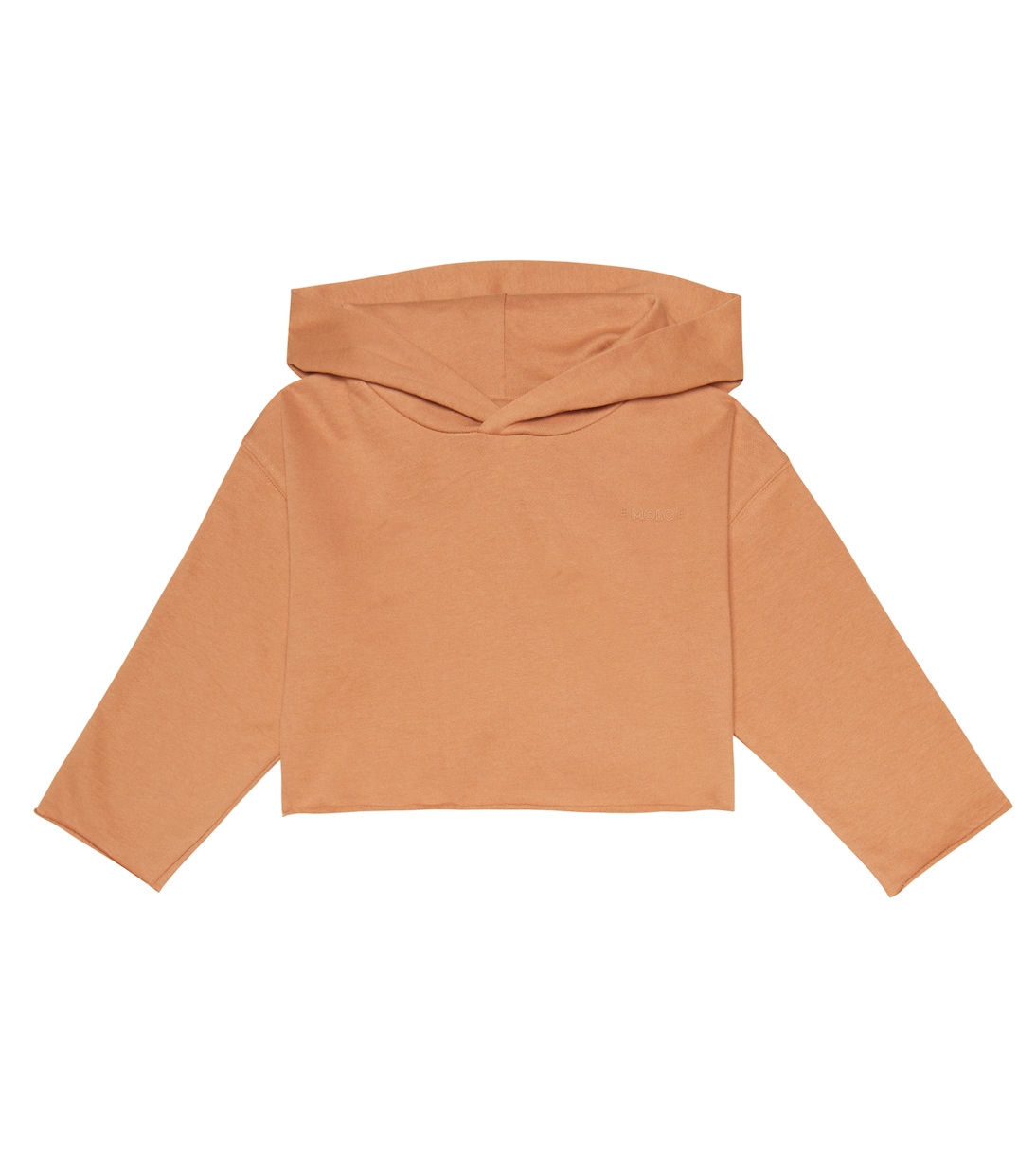 Maddy cropped cotton jersey hoodie | Molo