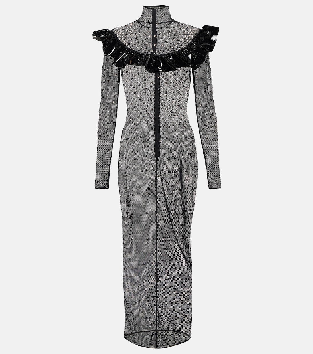 Embellished mesh midi dress | Alessandra Rich