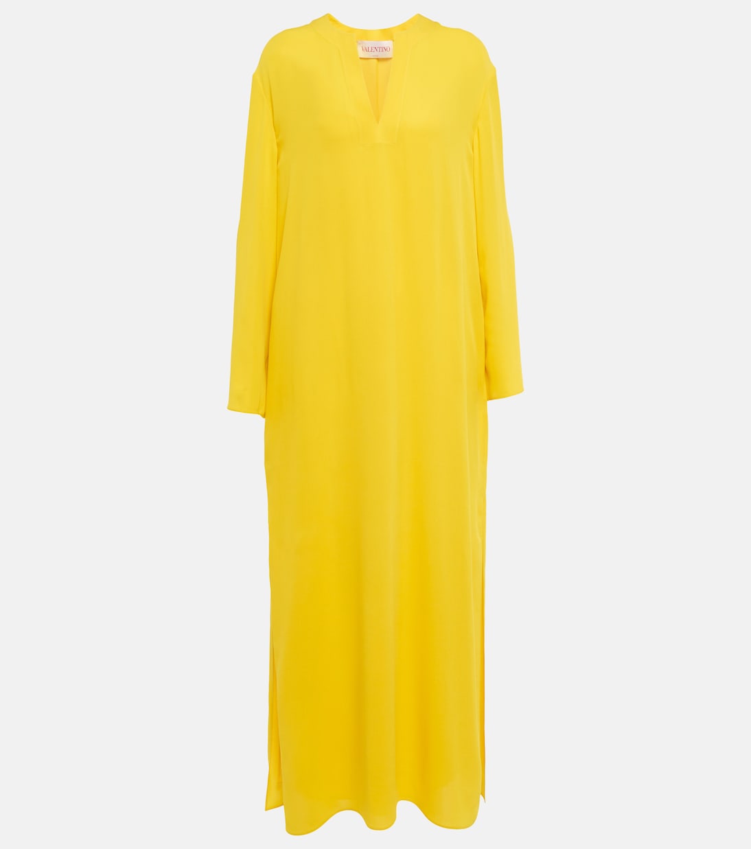 Silk georgette maxi dress | Valentino