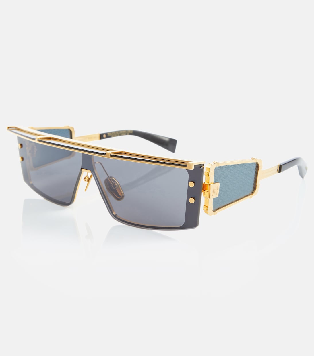 Lunettes de soleil Wonder Boy III en dore Balmain Mytheresa