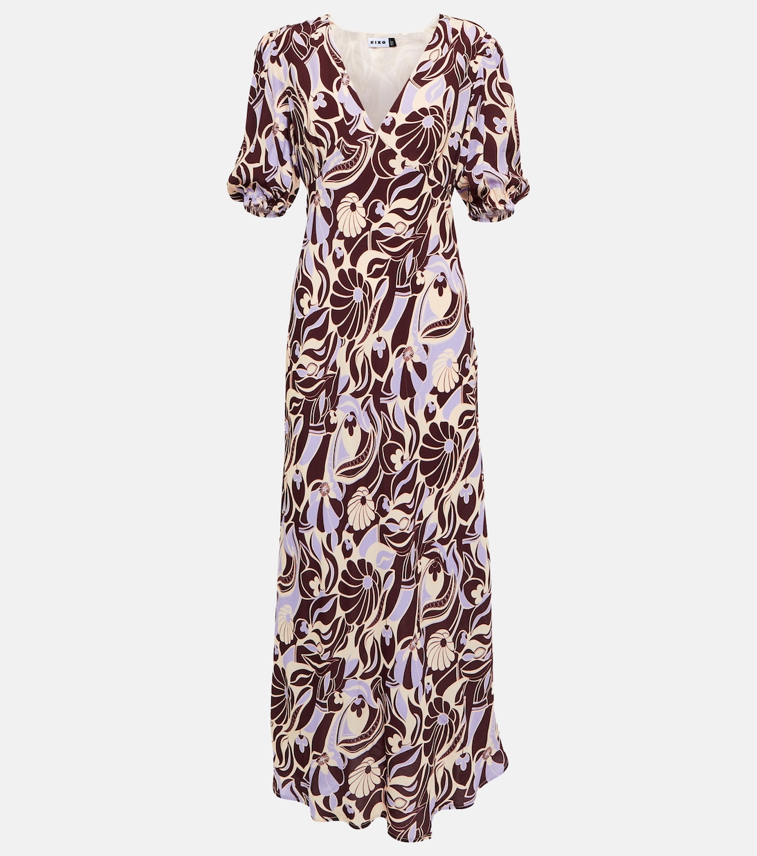 Poppy shell-print maxi dress | Rixo