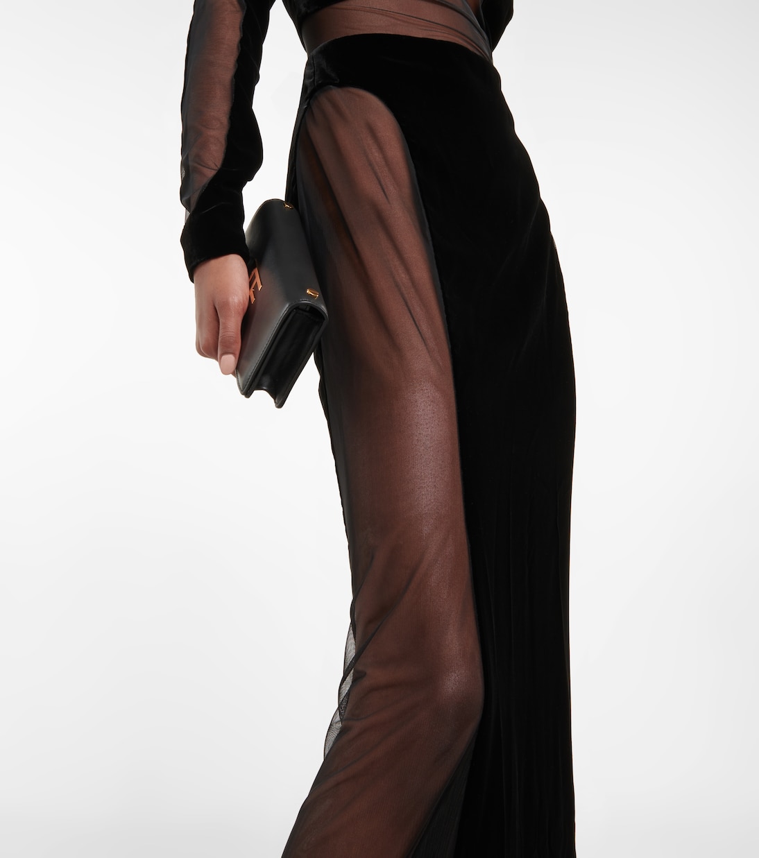 Velvet panel gown | Tom Ford