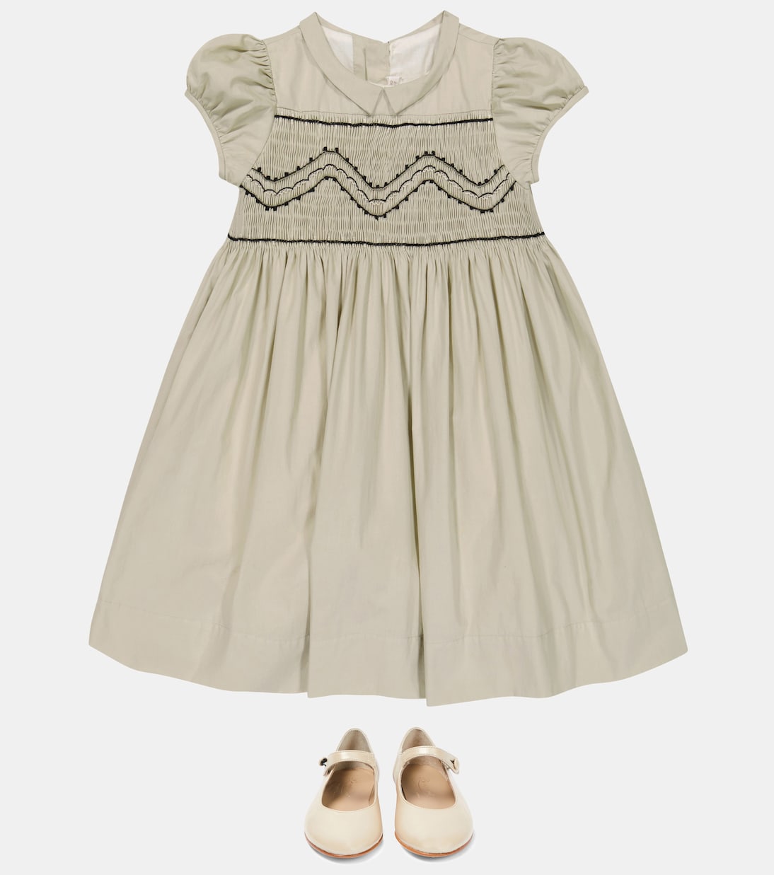 Vestido midi Terrie Habillé de algodón | Bonpoint
