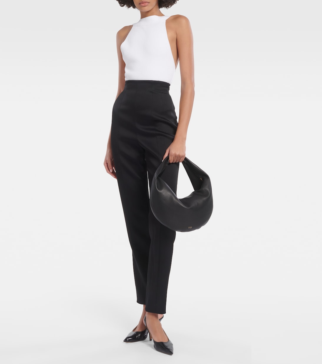 Olivia Medium leather shoulder bag | Khaite