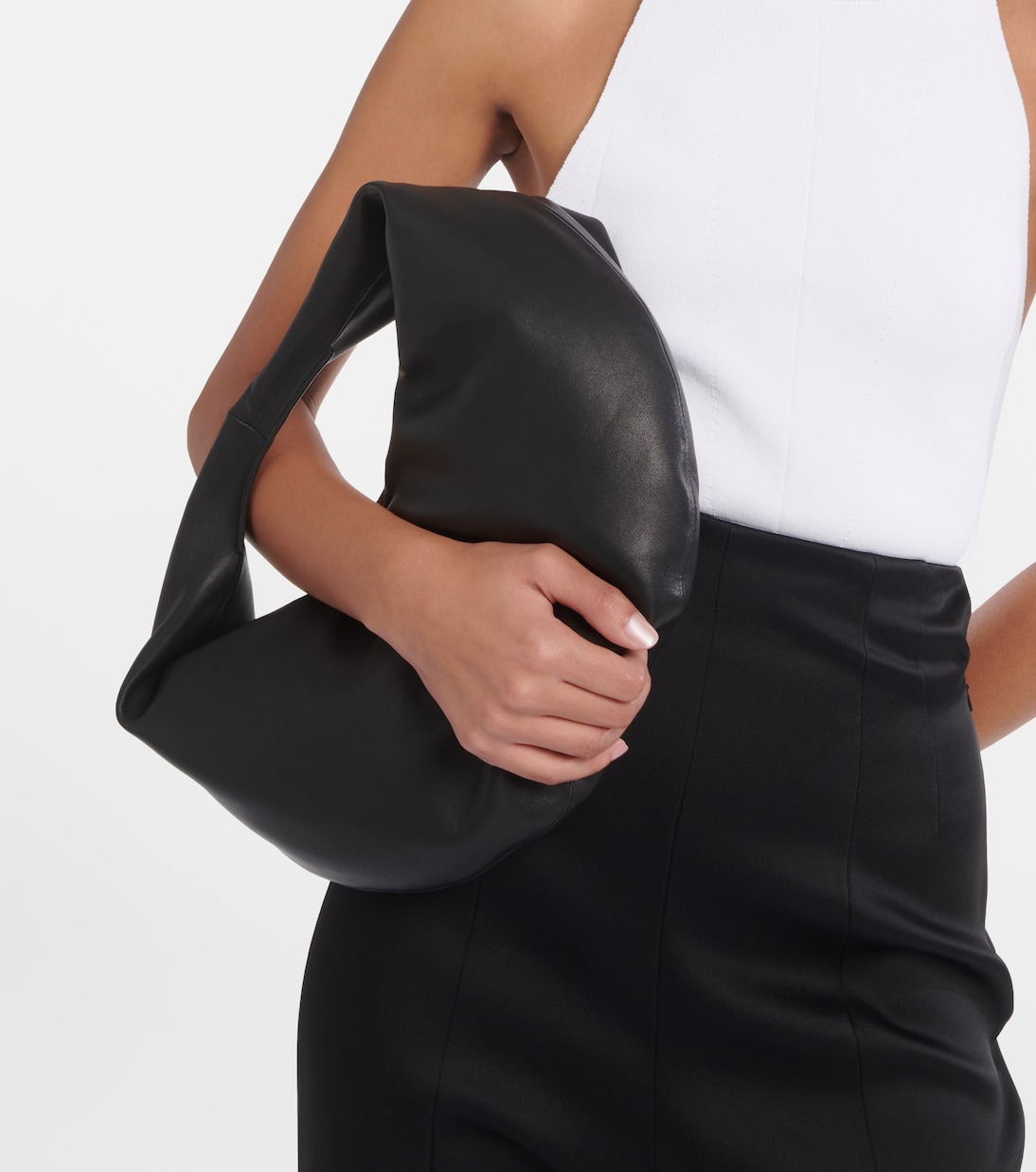 Olivia Medium leather shoulder bag | Khaite