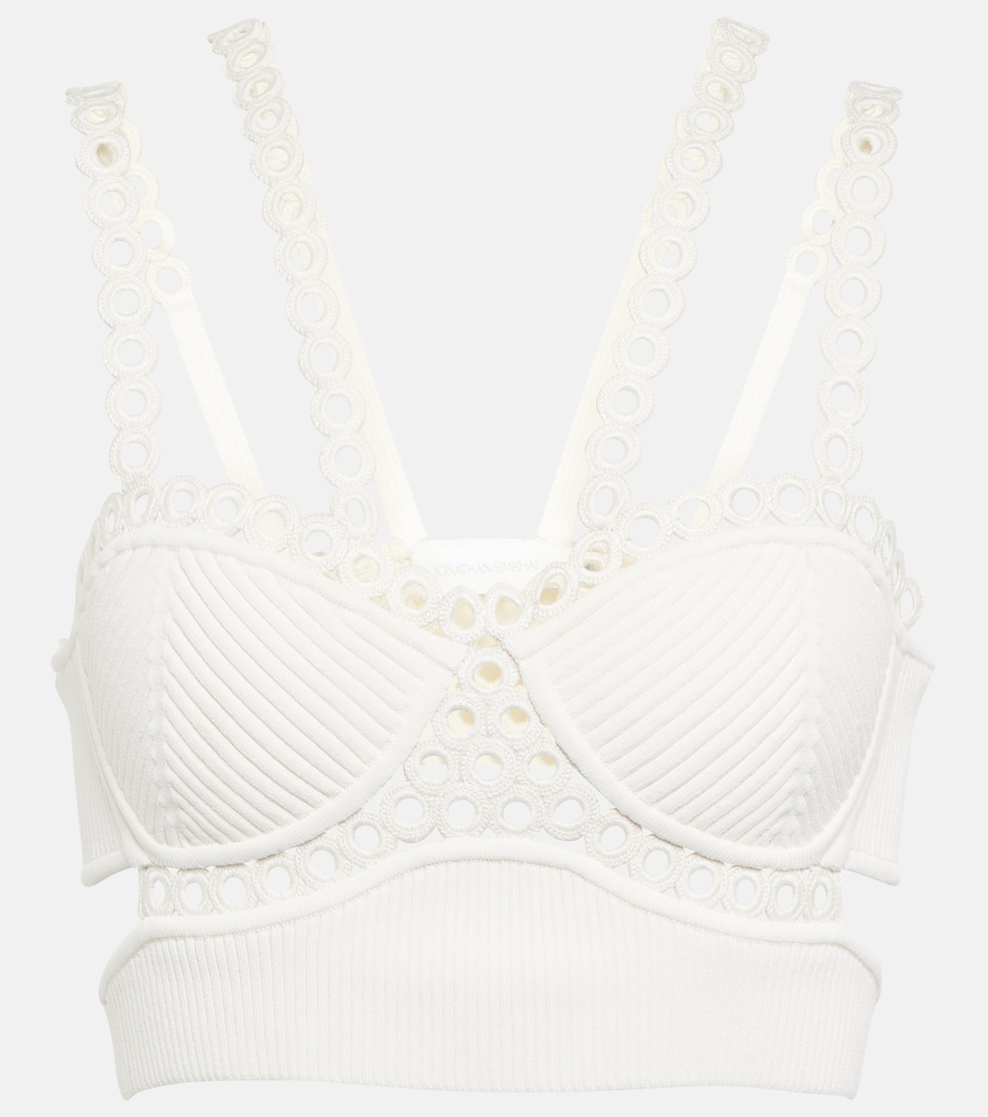 Liana ribbed crop top | Simkhai