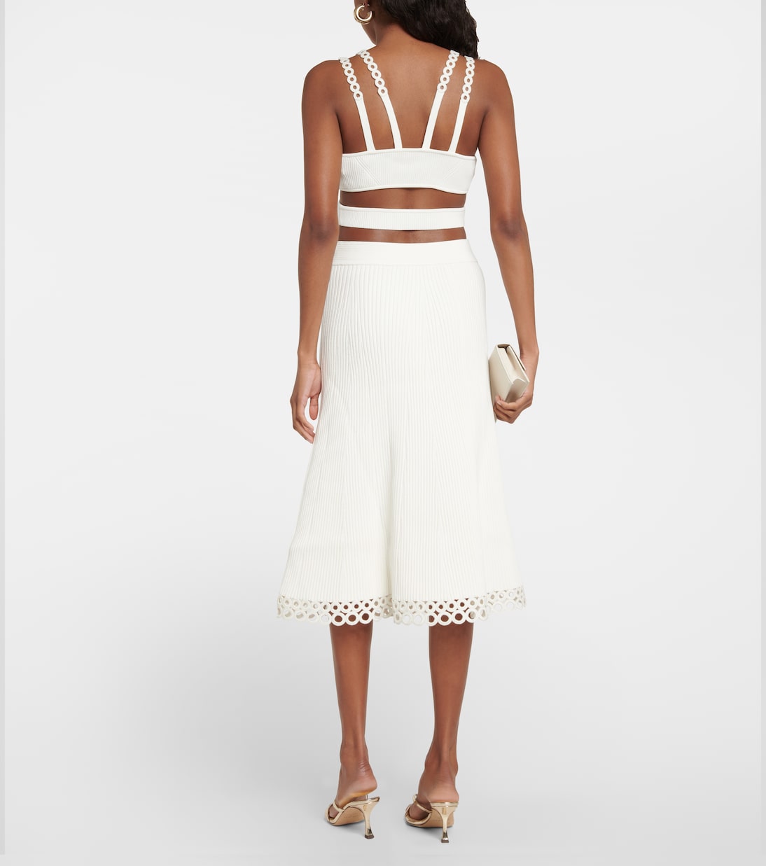 Liana ribbed crop top | Simkhai