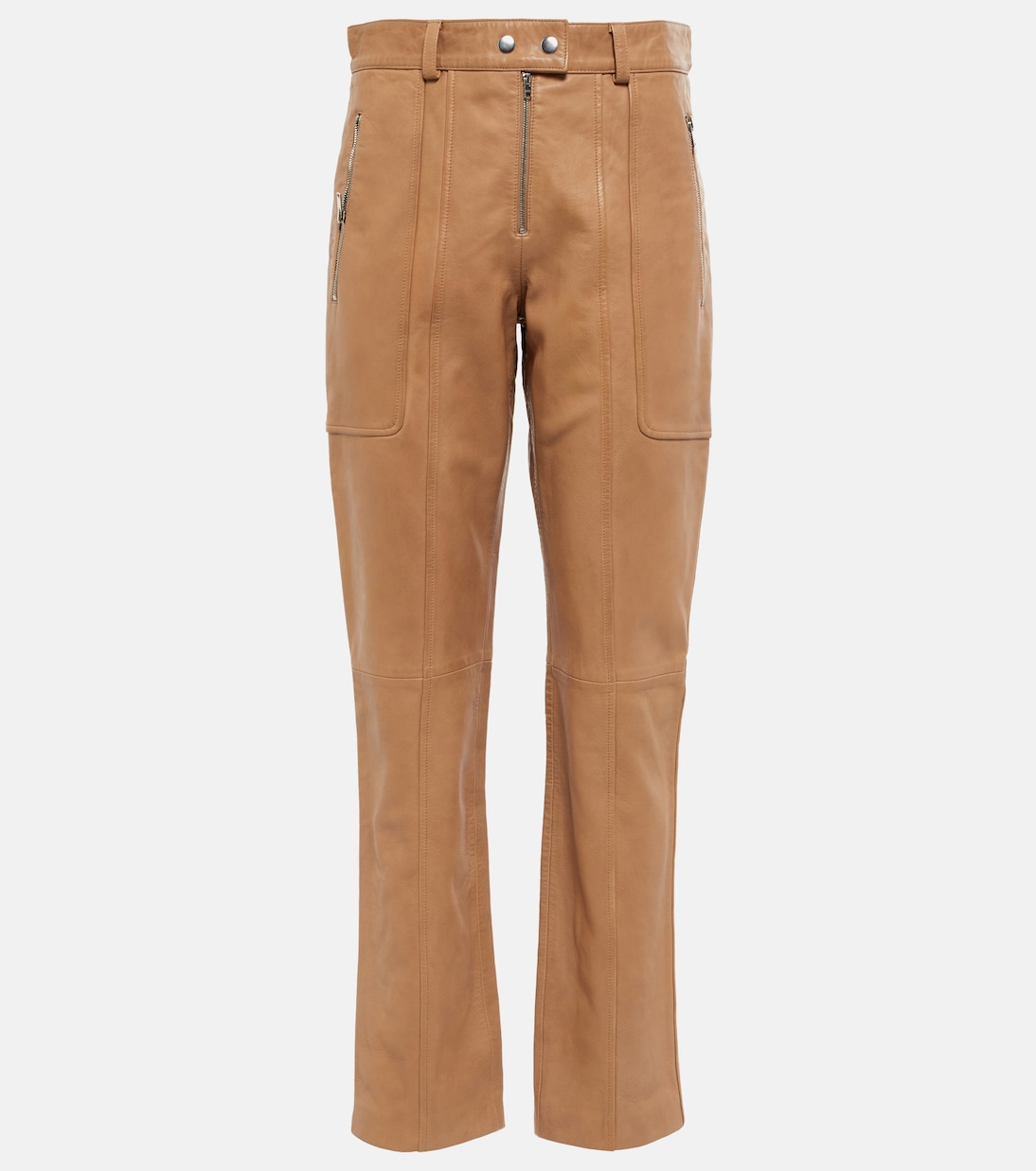 Gerade Hose Anazia aus Leder | Isabel Marant