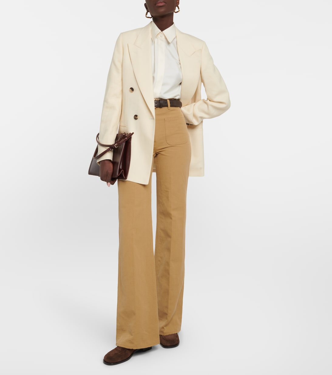 Pantaloni Danbeth in cotone e lino | Loro Piana
