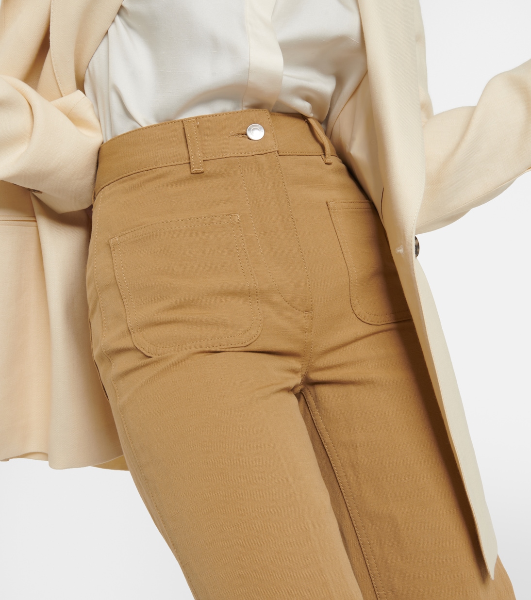 Pantaloni Danbeth in cotone e lino | Loro Piana