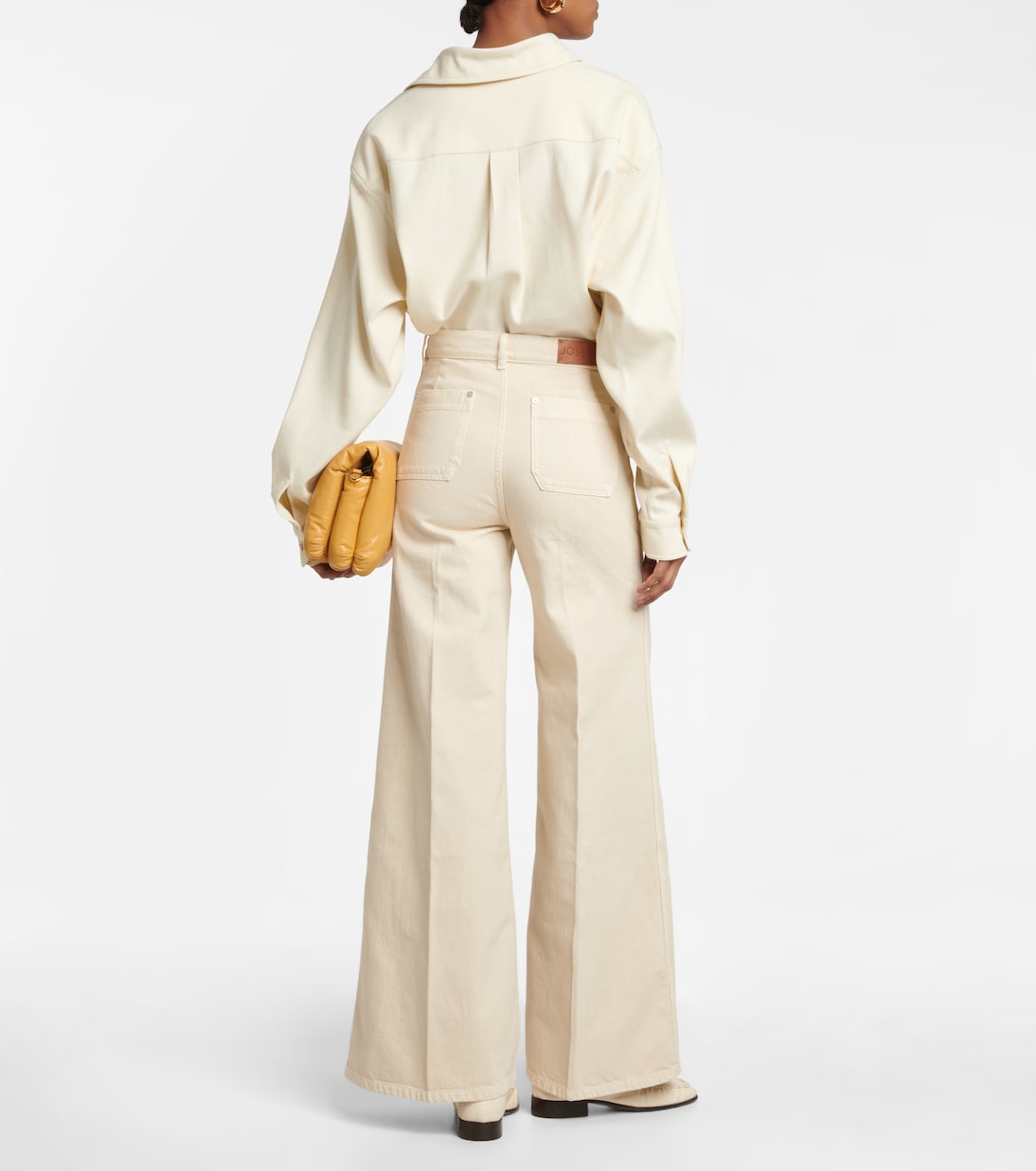 Brompton high-rise wide-leg jeans | Joseph
