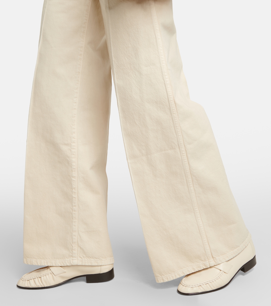 Brompton high-rise wide-leg jeans | Joseph