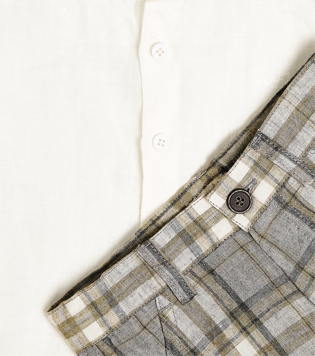 Bébé – Ensemble chemise et pantalon en lin | Il Gufo