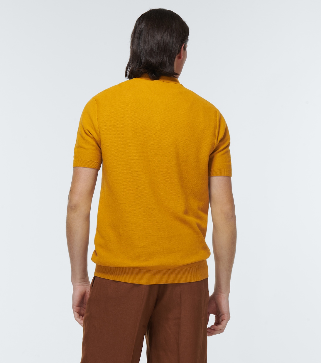 Polo en piqué de algodón | Sunspel