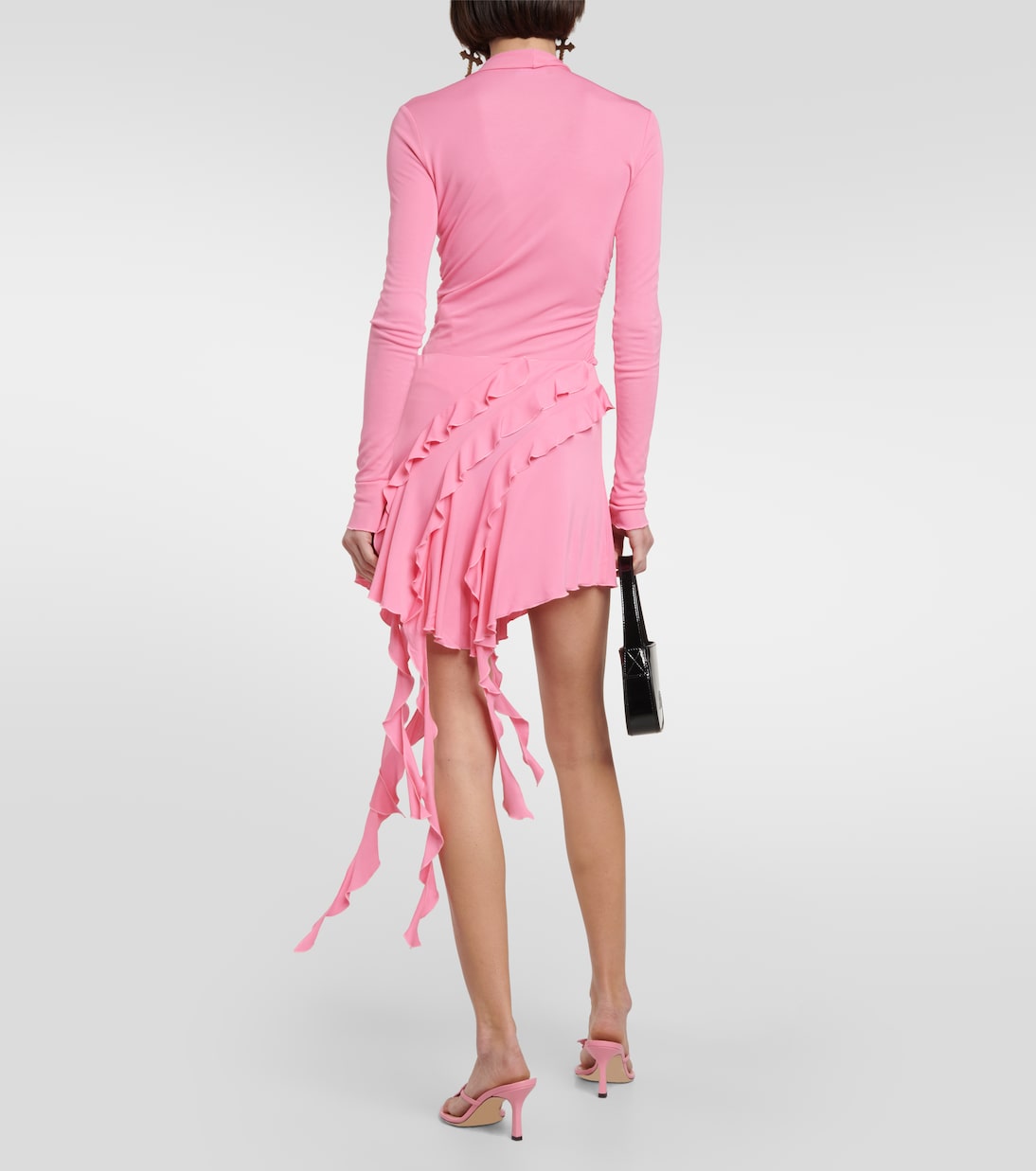 Minifalda asimétrica de jersey | Blumarine