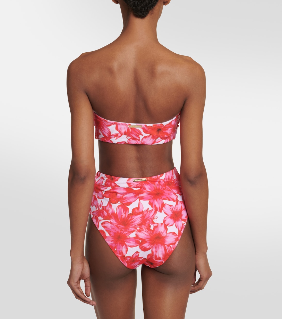 Carlotta printed bandeau bikini top | Alexandra Miro