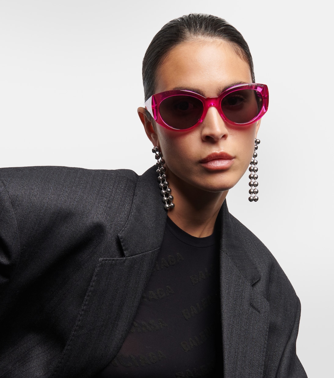 Gafas de sol redondas Everyday con logo | Balenciaga
