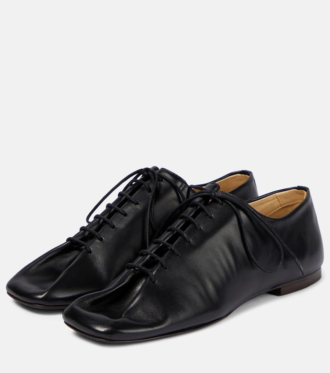 Stringate Souris in pelle | Lemaire