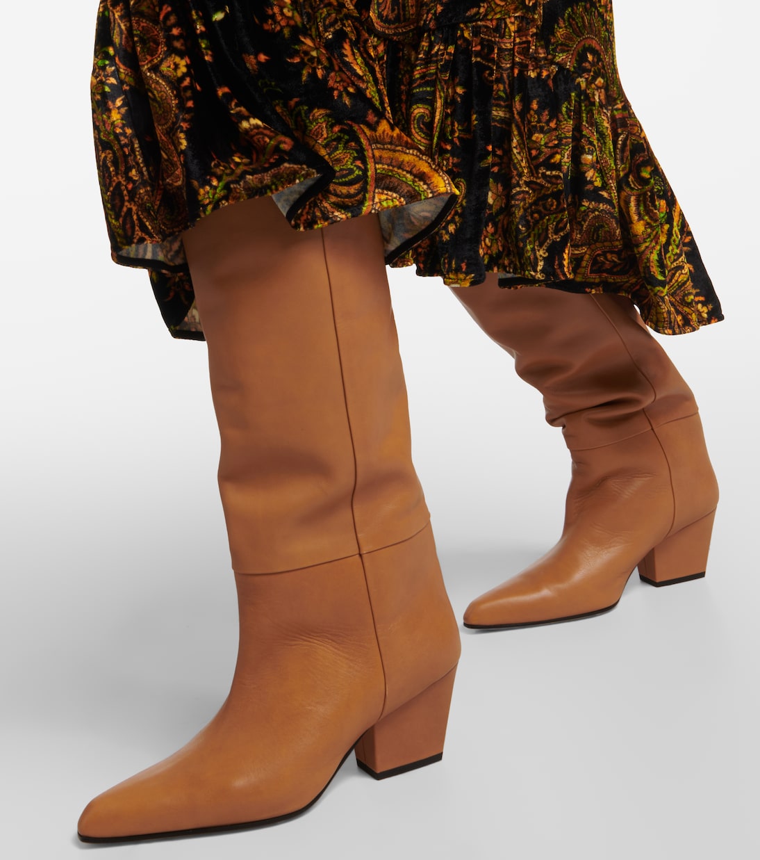 Botas altas Jane de piel | Paris Texas