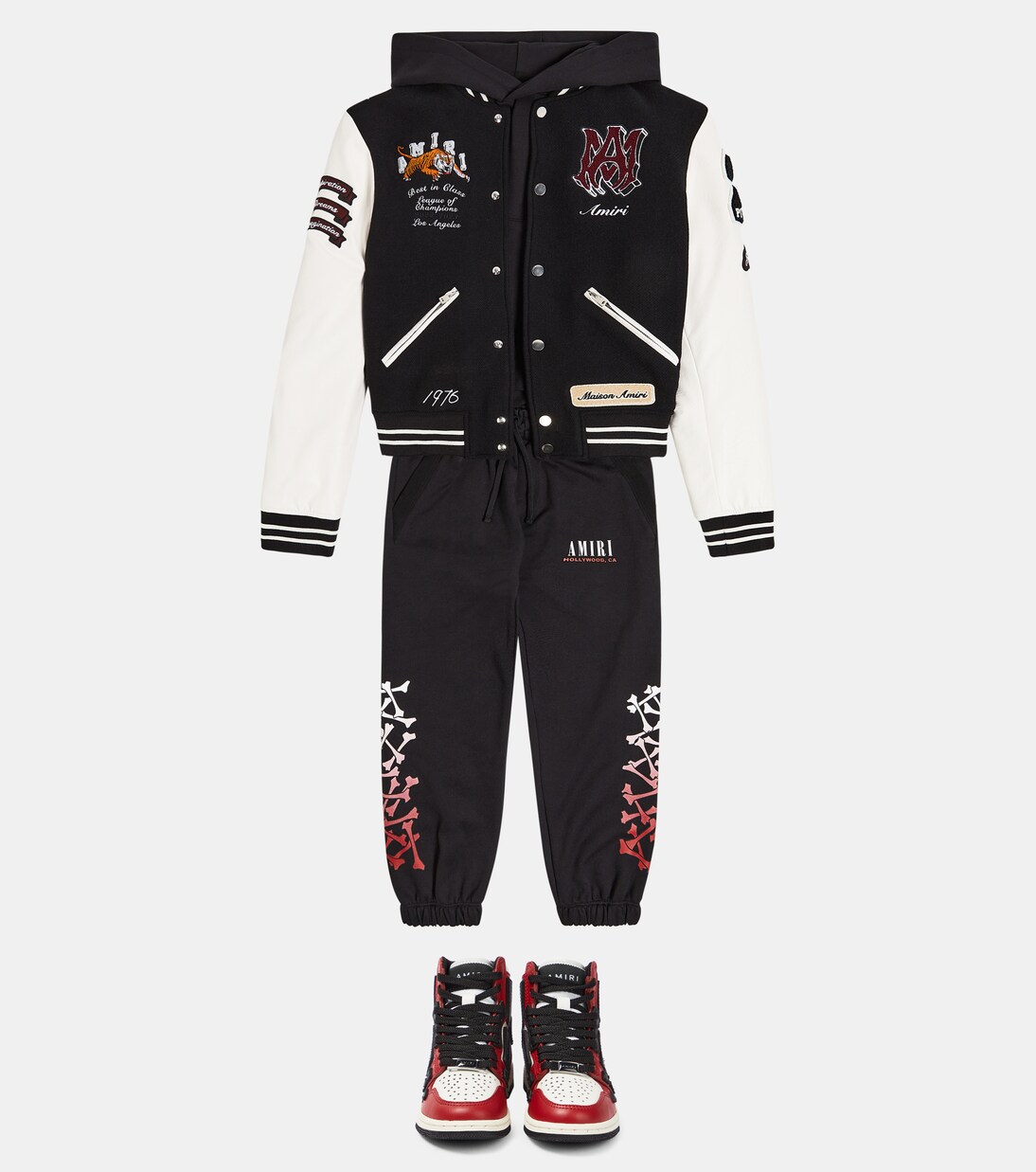 AMIRI - BOMBER VINTAGE PATCH - Eleonora Bonucci