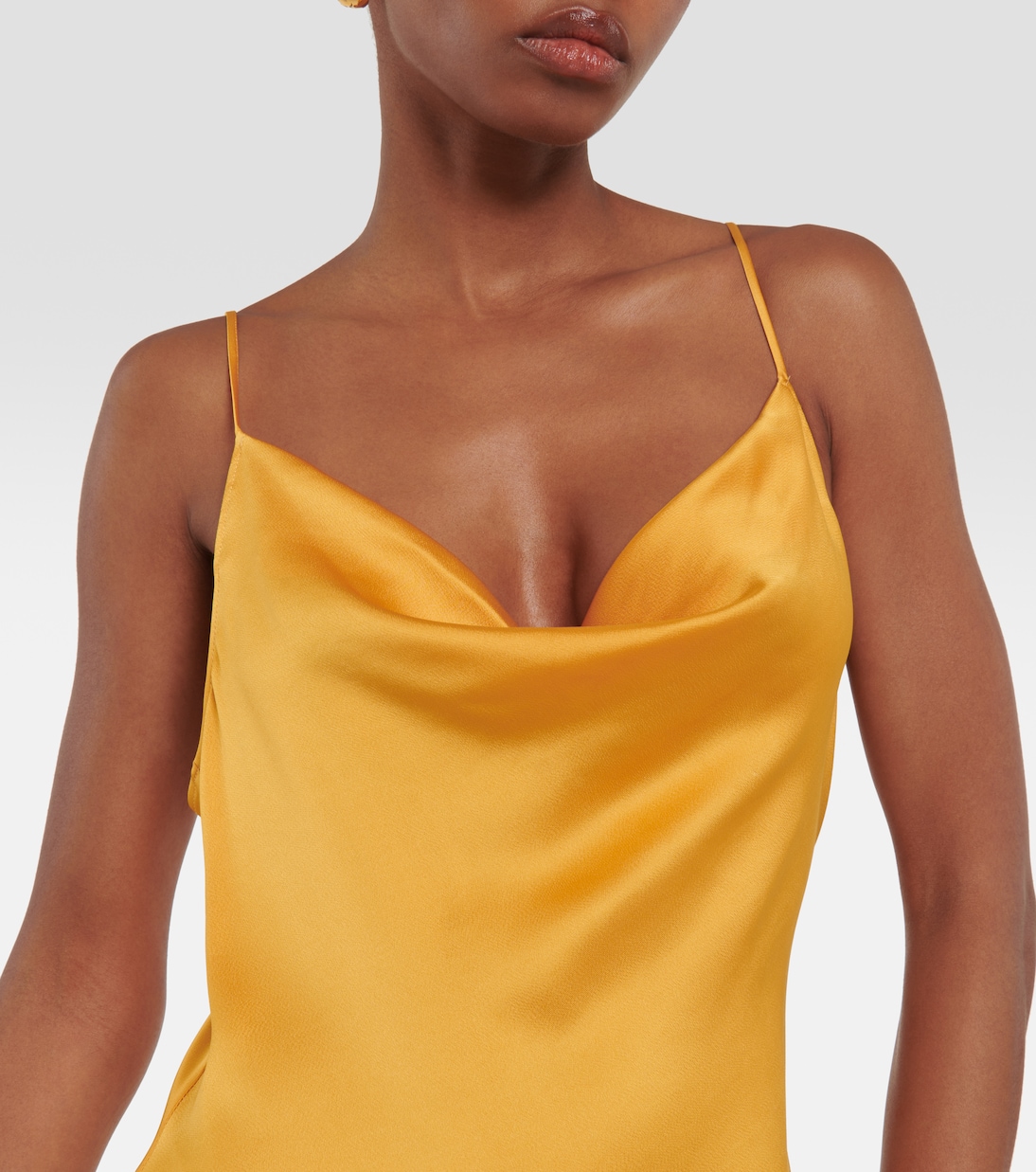 Robe longue Finley en satin | Simkhai