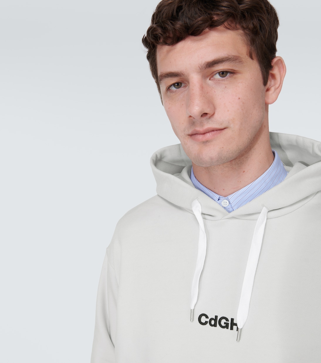 Felpa in jersey di cotone con cappuccio | Comme des Garçons Homme