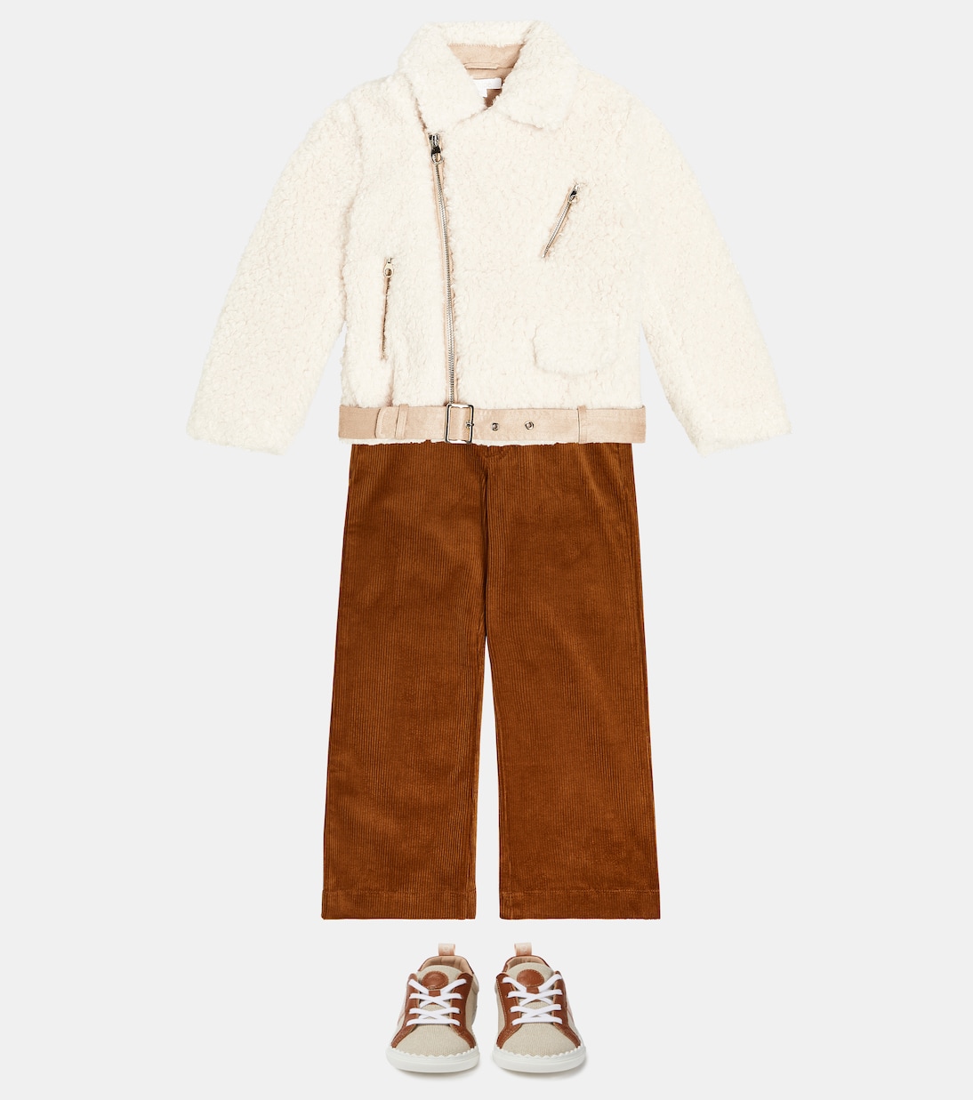 Giacca in shearling sintetico | Chloé Kids