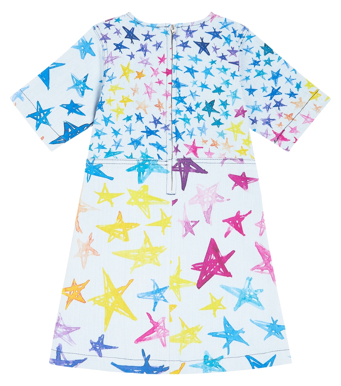 Robe imprimée en jean | Stella McCartney Kids