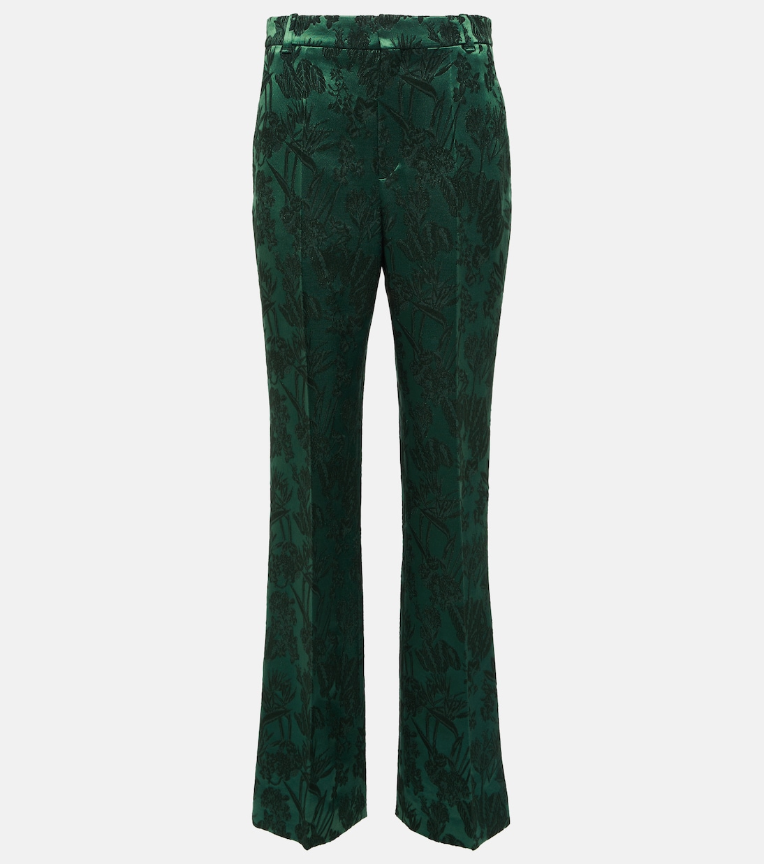 Pantalon en jacquard de laine et soie | Chloé