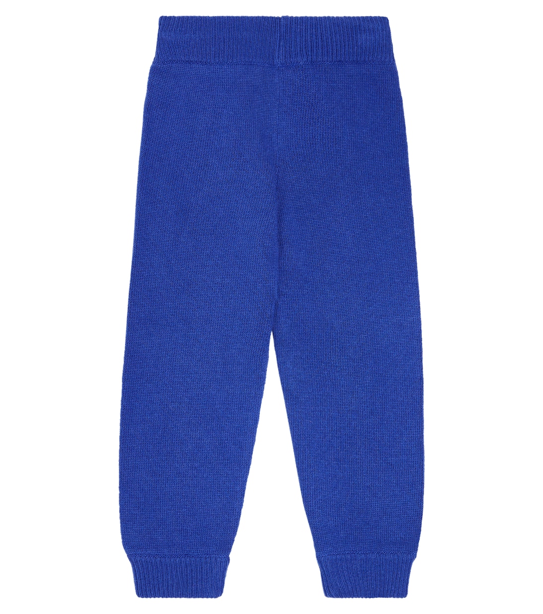 Pantalones de algodón y lana en intarsia | Mini Rodini