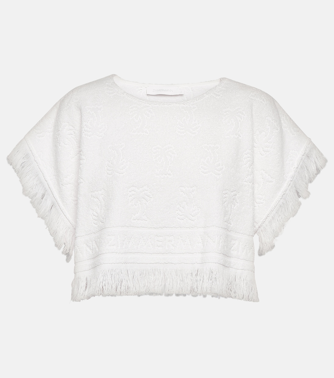 Cropped-Top aus Frottee | Zimmermann