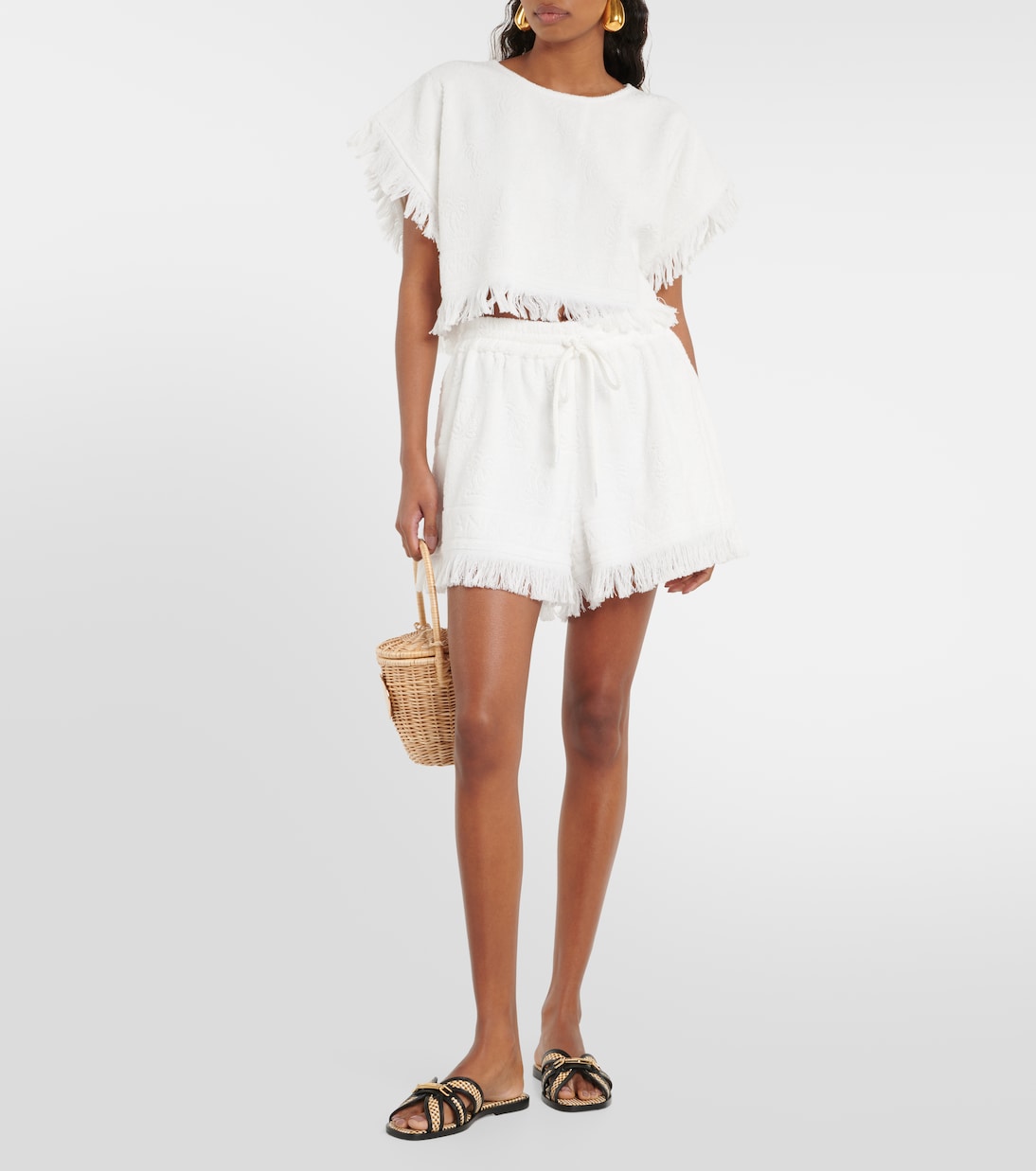 Cropped-Top aus Frottee | Zimmermann