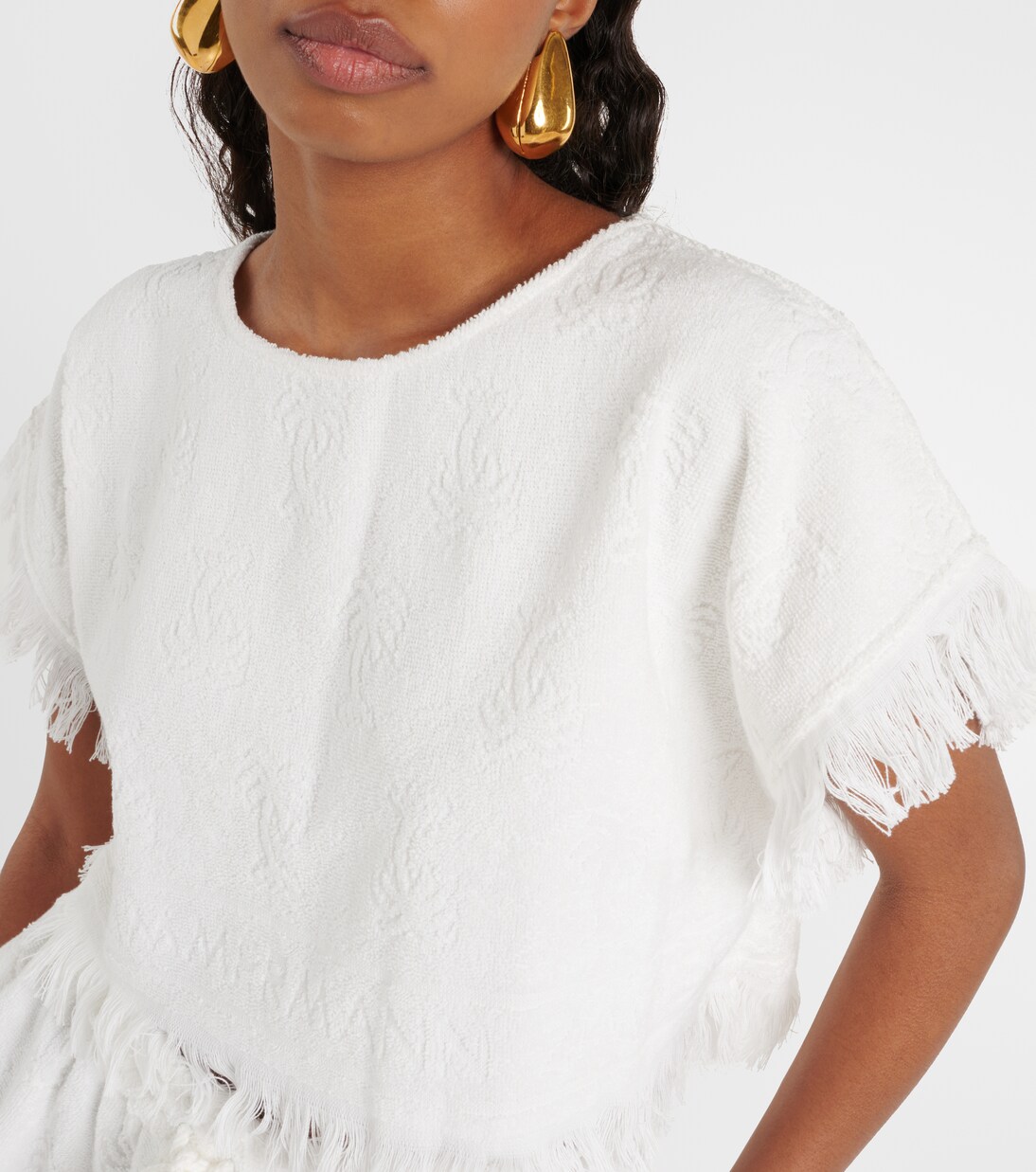 Cropped-Top aus Frottee | Zimmermann