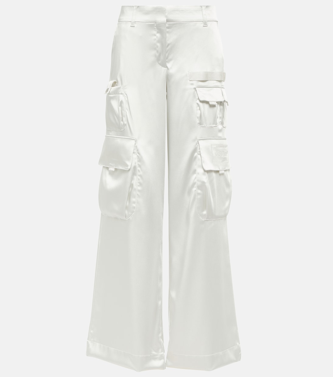 Pantalon cargo en satin | Off-White
