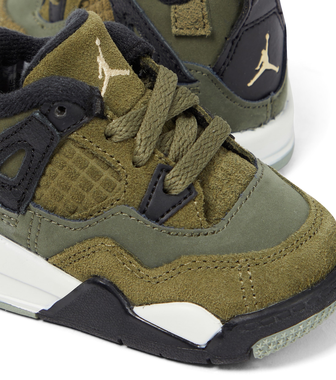 Baby Sneakers Air Jordan 4 Craft in Grun Nike Kids Mytheresa