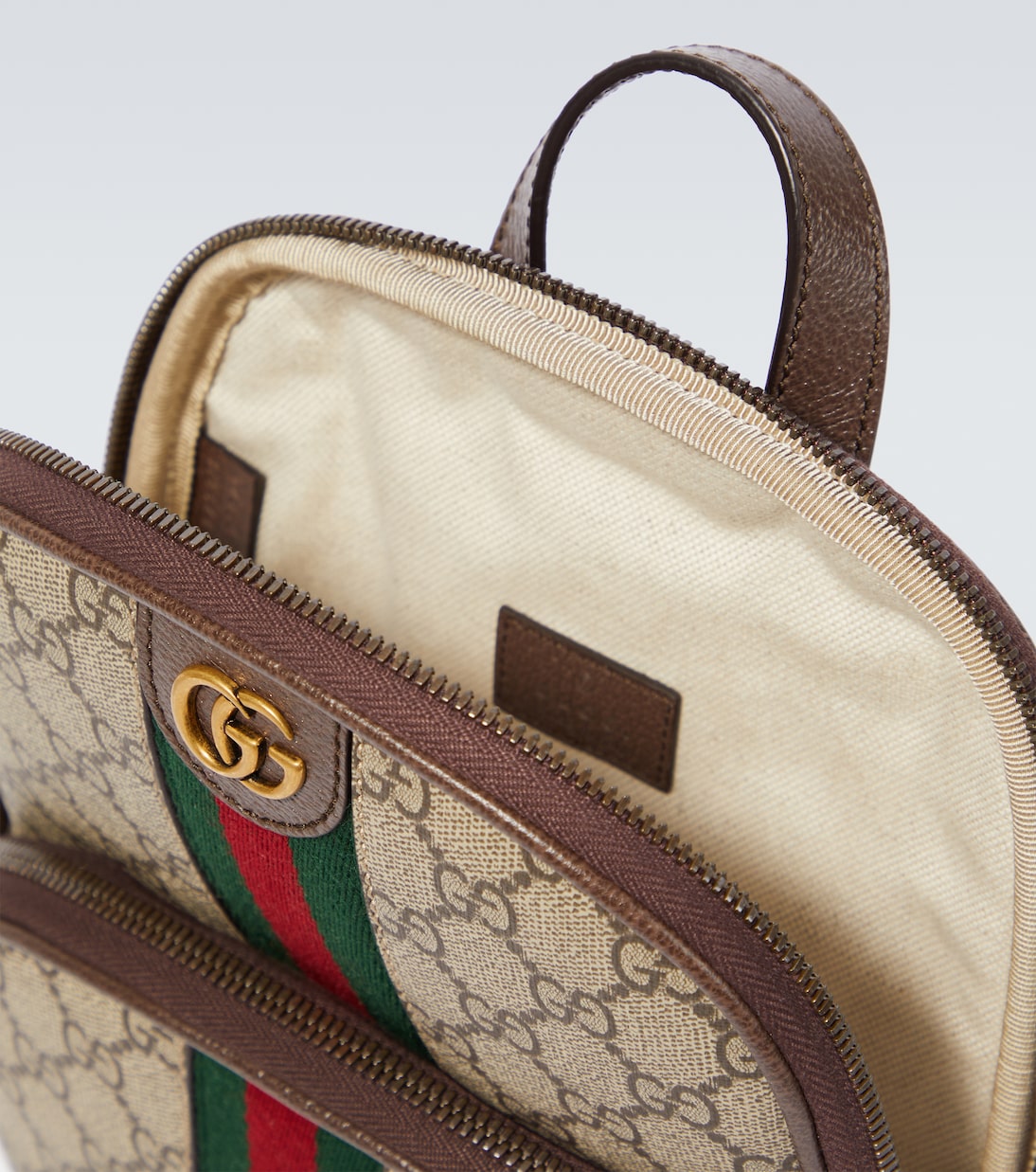 Messenger Bag Ophidia GG mit Leder | Gucci