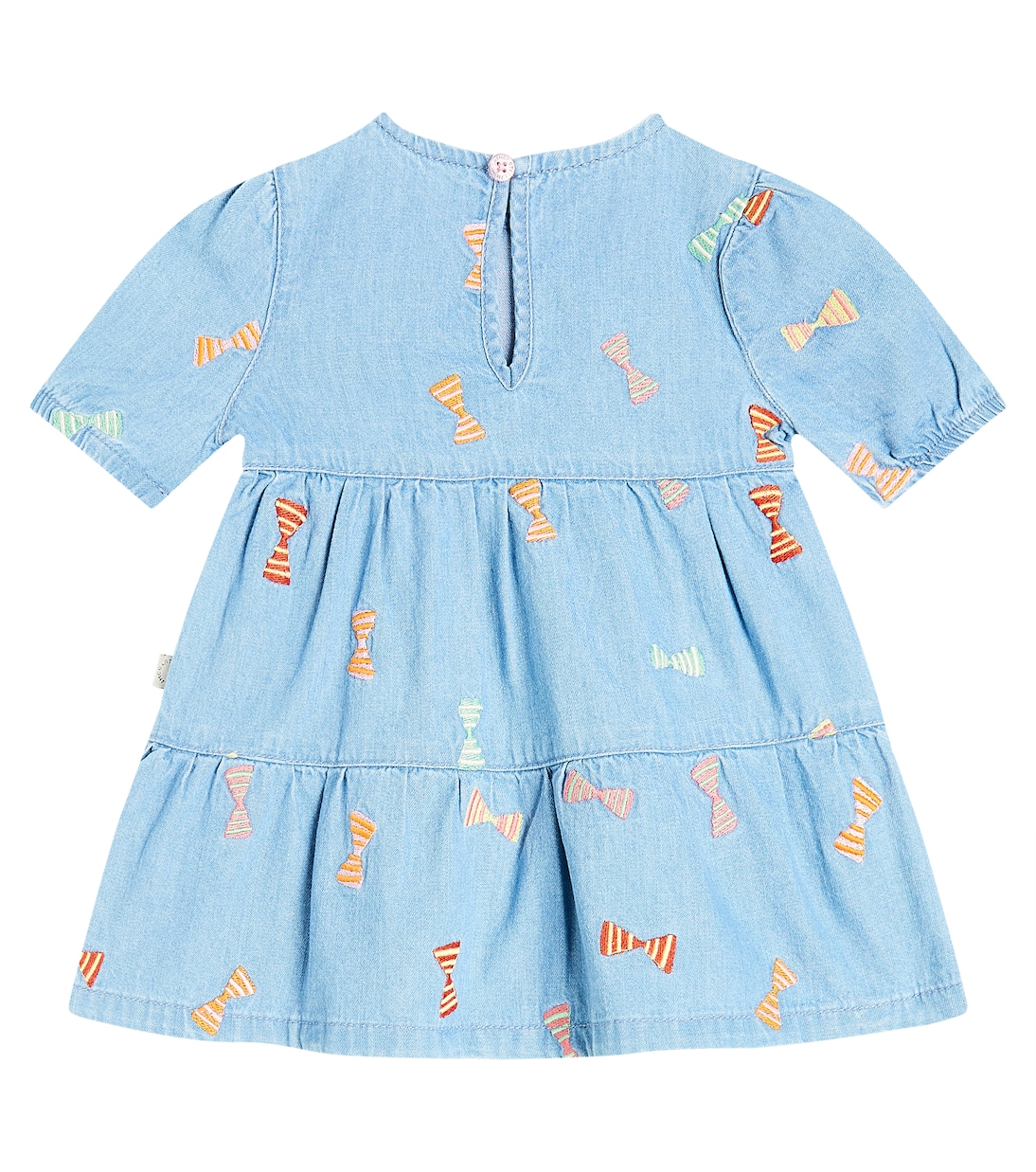 Robe en jean à nœud | Stella McCartney Kids