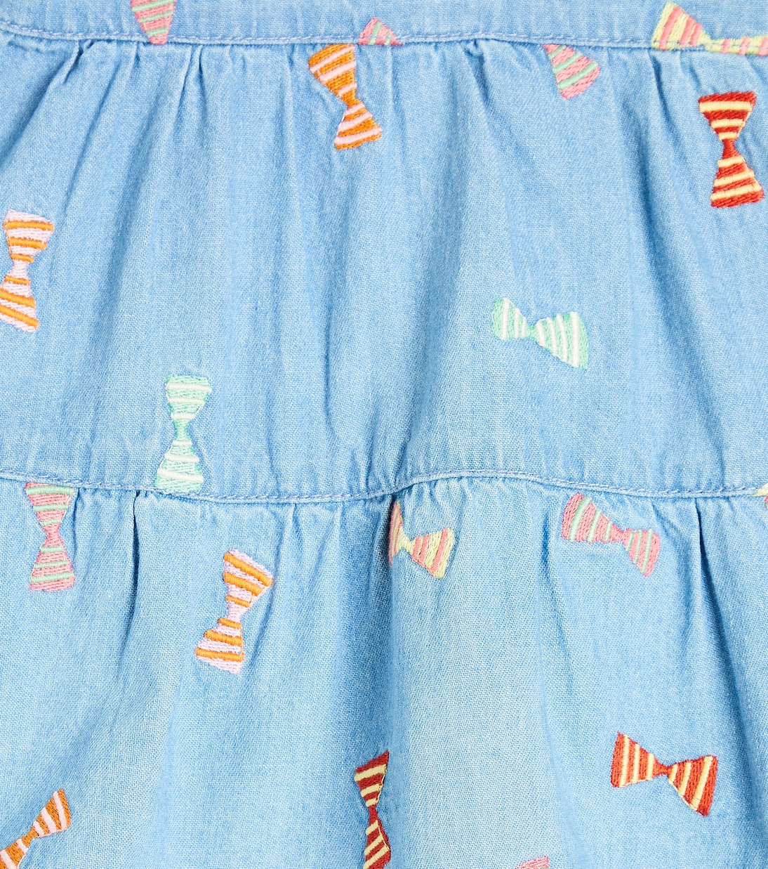 Robe en jean à nœud | Stella McCartney Kids