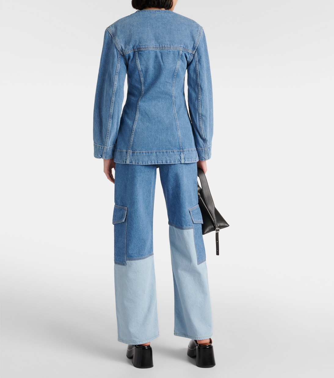 Blazer monopetto di jeans | Ganni
