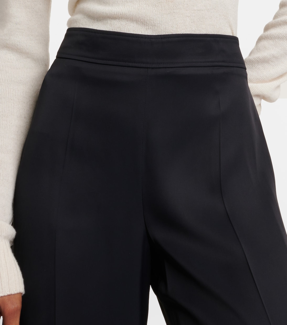 Pantalones anchos de tiro alto | Jil Sander