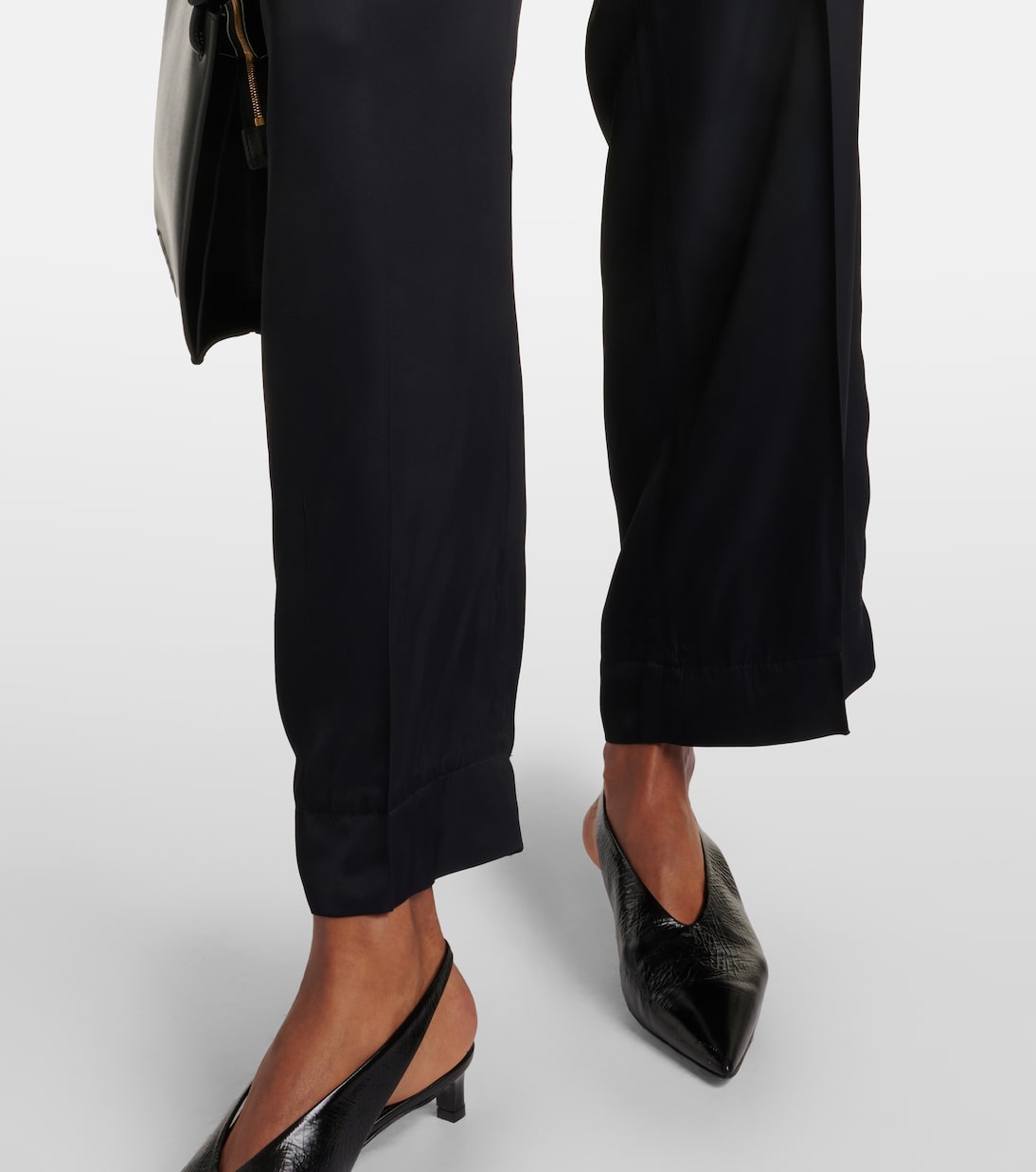 Pantalones anchos de tiro alto | Jil Sander