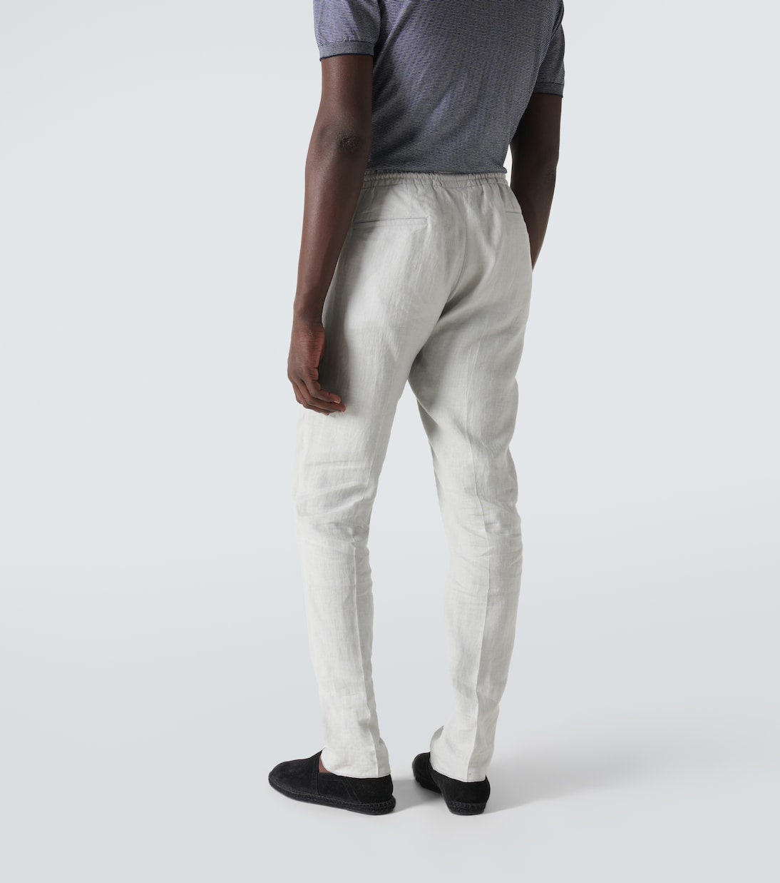 Pantalones rectos de lino | Kiton