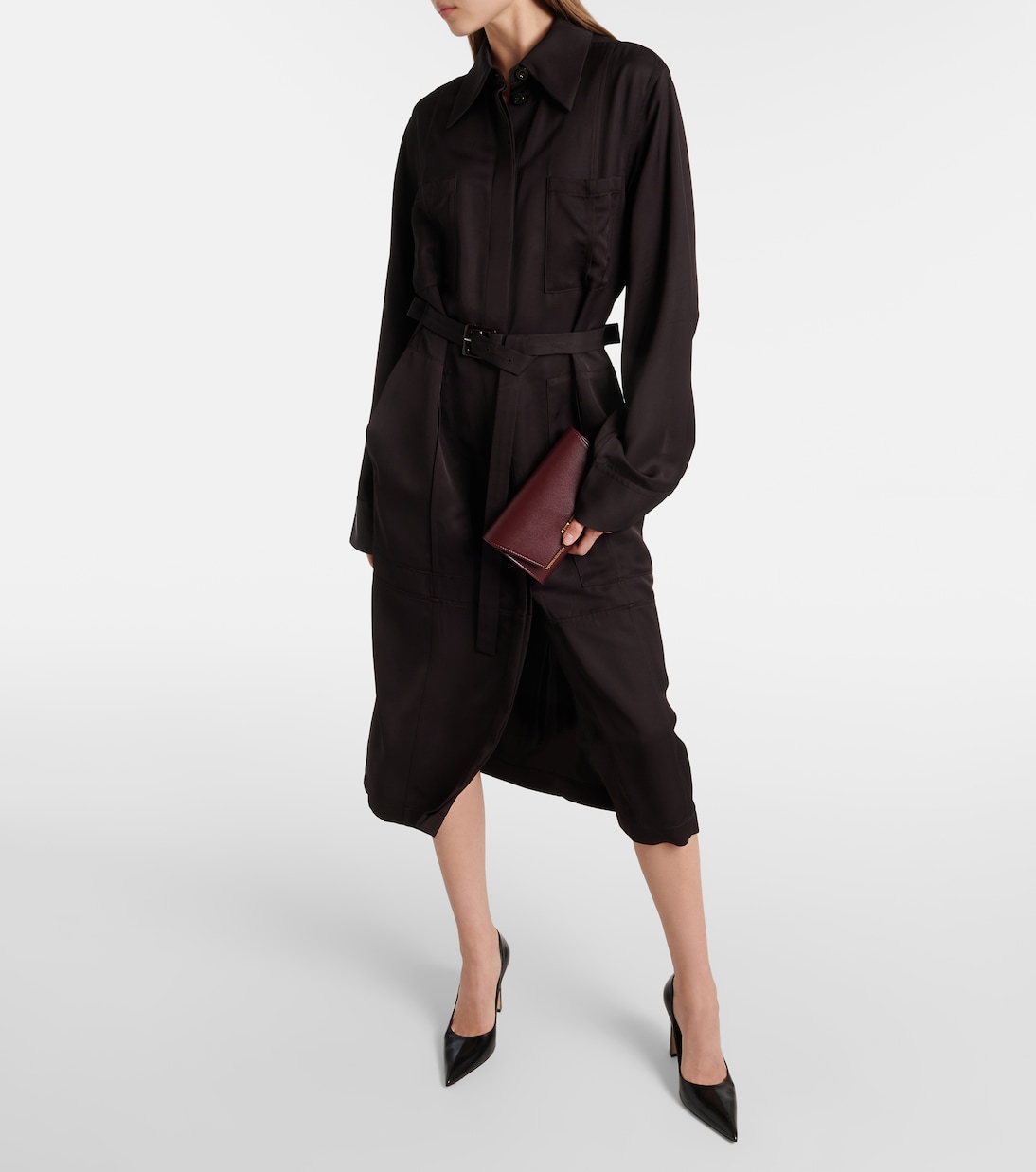 Leather wallet on chain | Victoria Beckham