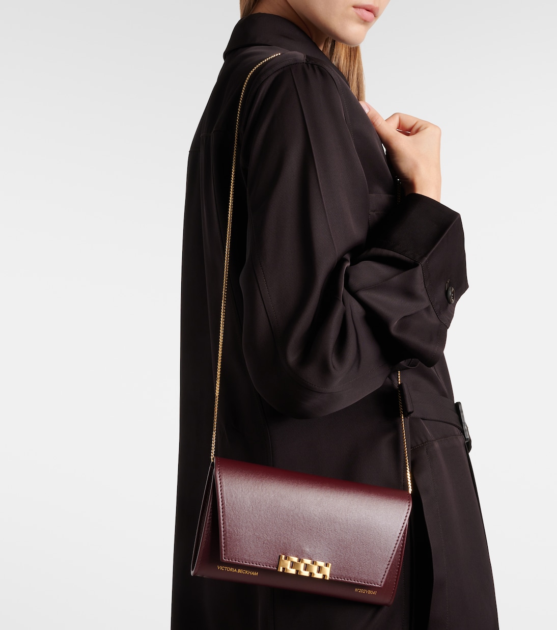 Leather wallet on chain | Victoria Beckham