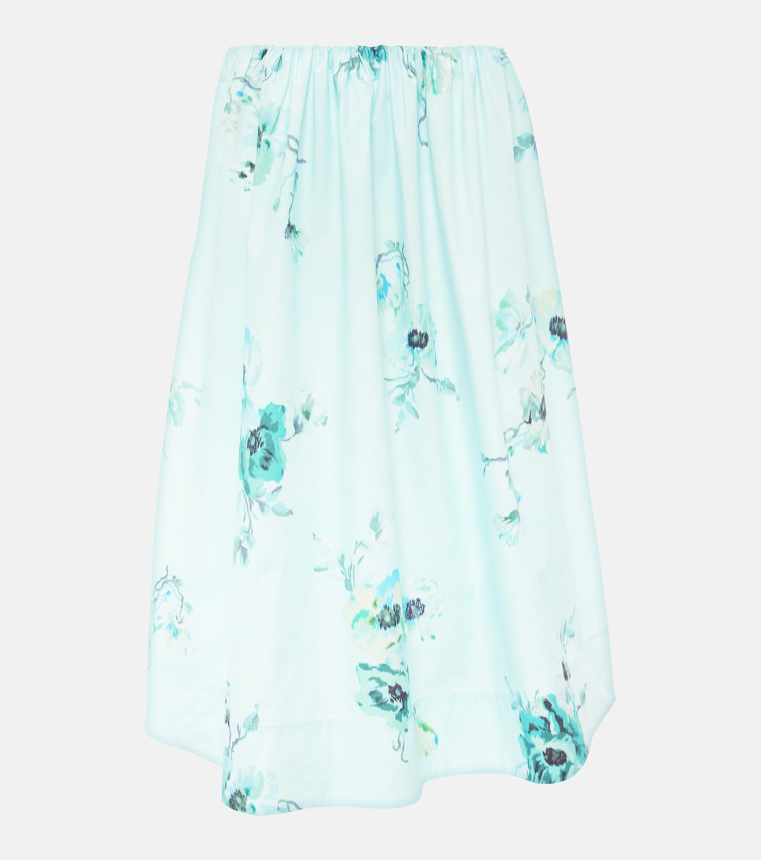 Falda midi Lightburst de algodón floral | Zimmermann